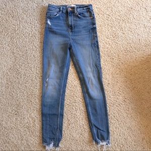★3/$12★Zara damage skinny denim